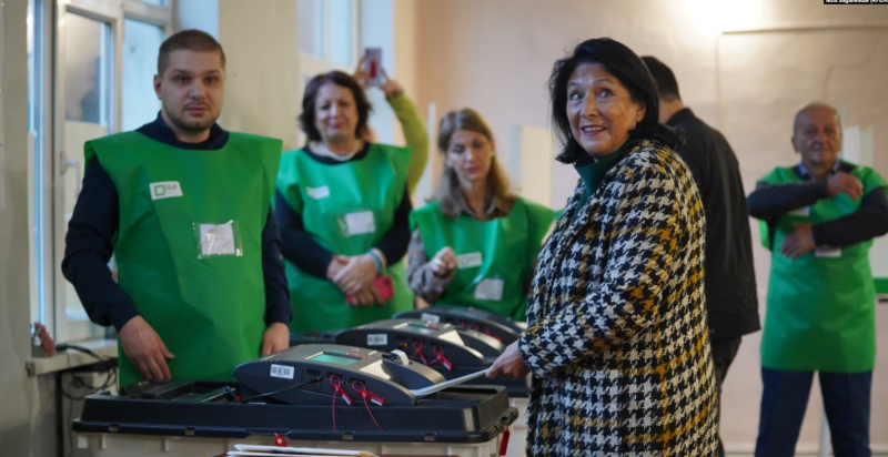 Tensions rise as parliamentary elections take place in Georgia