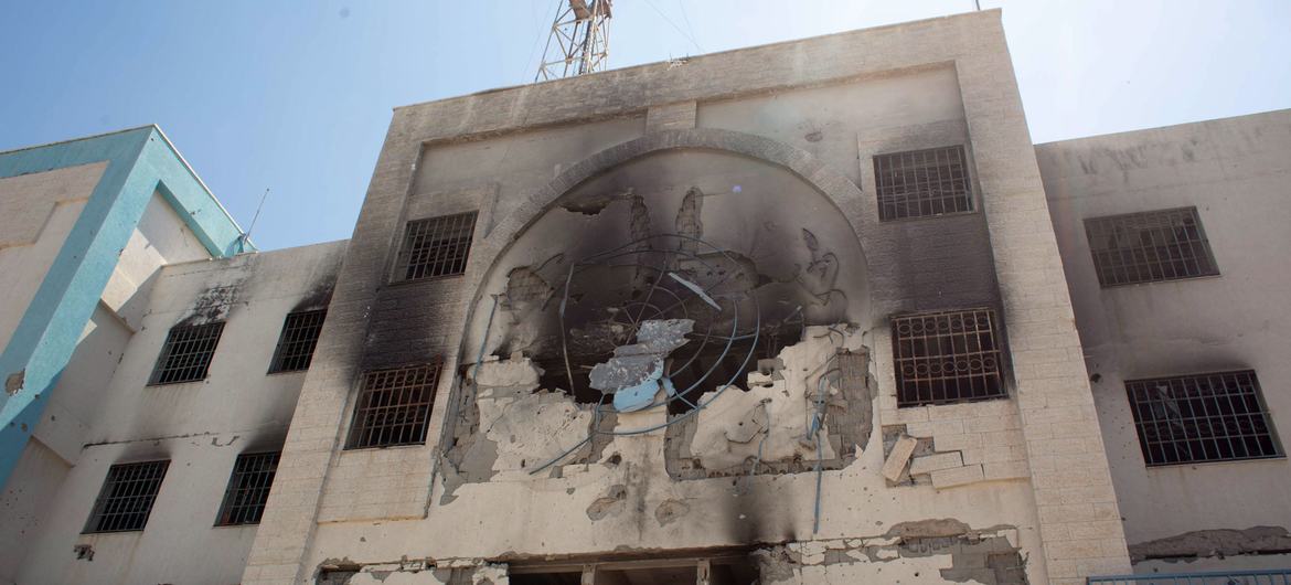 The war in Gaza has seen an unprecedented number of attacks on UN premises and staff. (file)