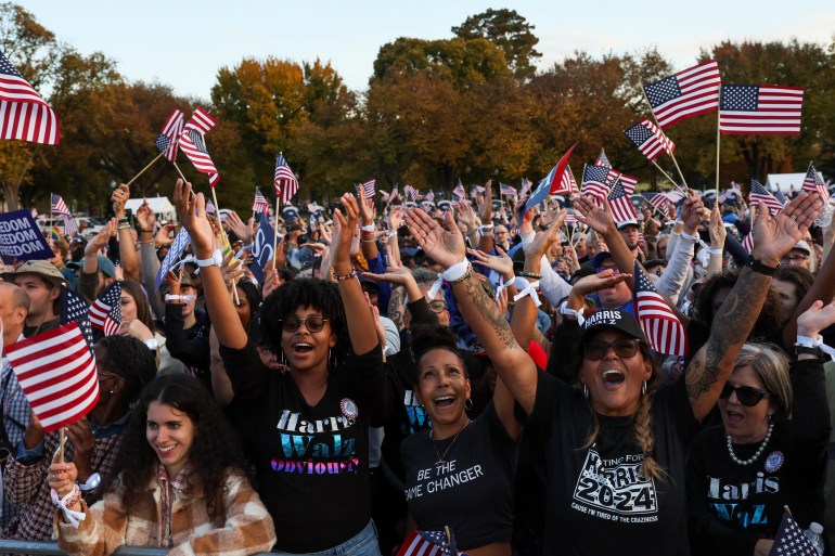 Kamala Harris supporters