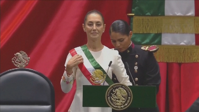 Sheinbaum takes office as Mexico's first female president