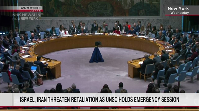 Israel, Iran threaten countermeasures as UNSC holds emergency session