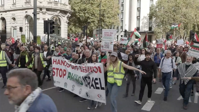 Pro-Palestinian Demonstration held in London