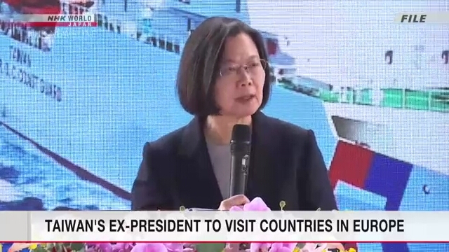 Ex-Taiwan President Tsai to visit Czech Republic, other European countries