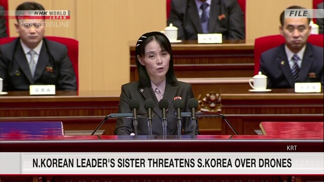 N.Korean leader's sister threatens action over alleged S.Korean drones