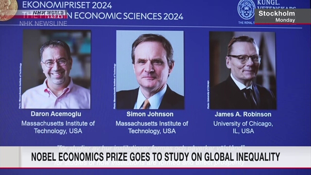 Nobel economics prize goes to study on global inequality