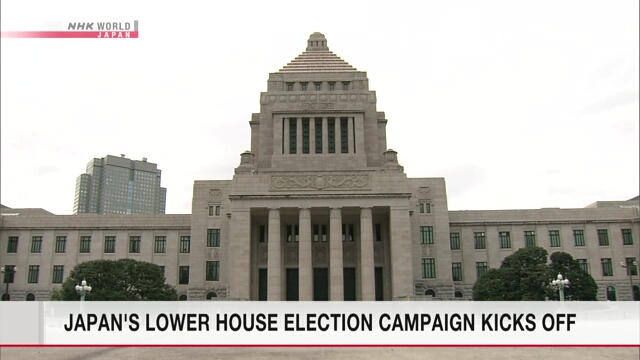 Japan's Lower House election campaign kicks off