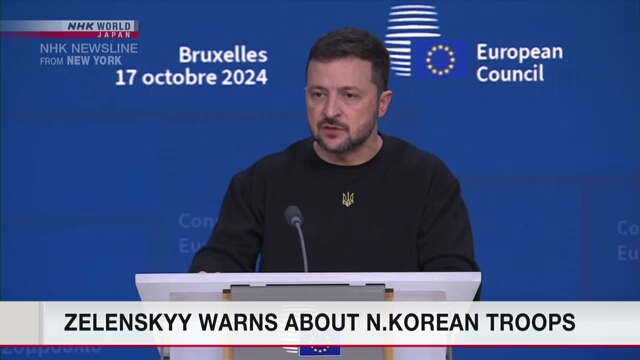 Zelenskyy warns about North Korean troops joining Russian forces