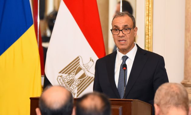 Egyptian Foreign Minister Badr Abdelatty in a press conference - File Photo 