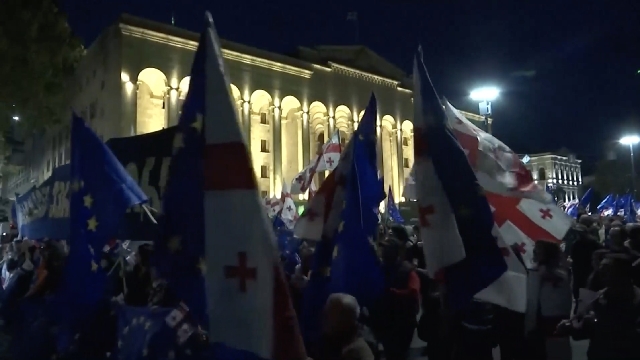 Georgian opposition rallies before elections