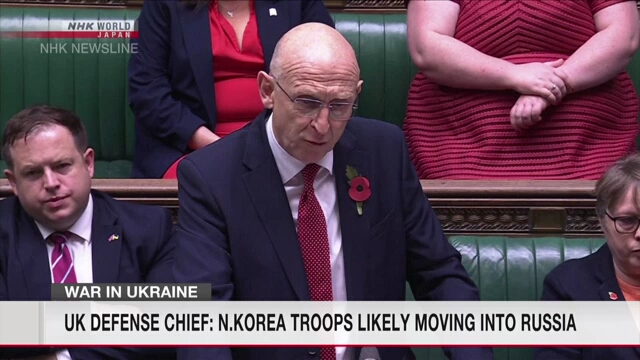 UK defense secretary: 'Highly likely' that N.Korean troops are moving to Russia