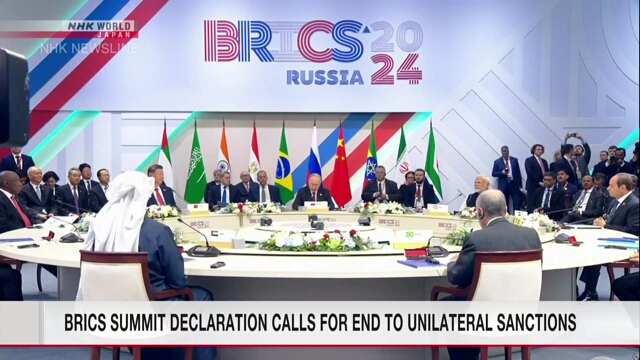 BRICS summit declaration calls for elimination of unilateral sanctions