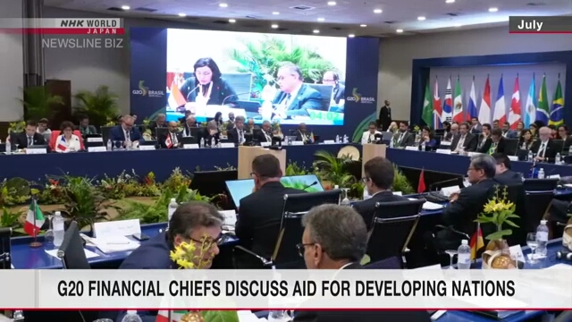 G20 financial chiefs discuss aid for developing nations