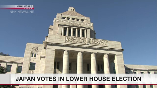 Japan votes in Lower House election