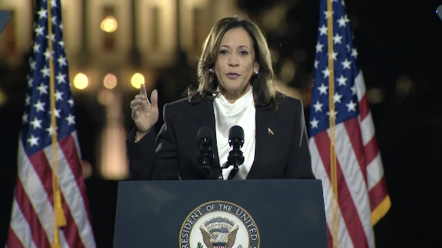 Harris blasts Trump for inciting division at Washington rally