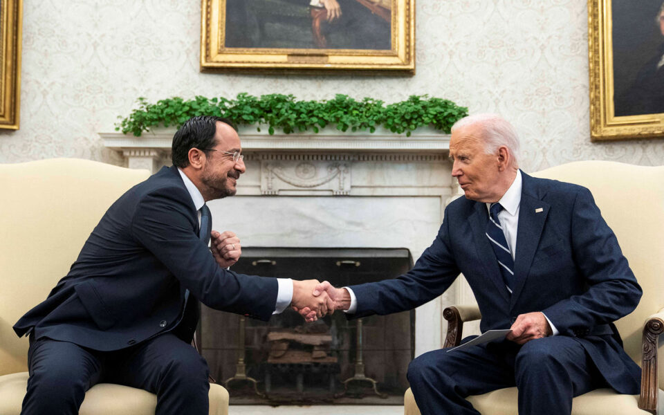 Biden expresses optimism for Cyprus solution during Christodoulides’ White House visit