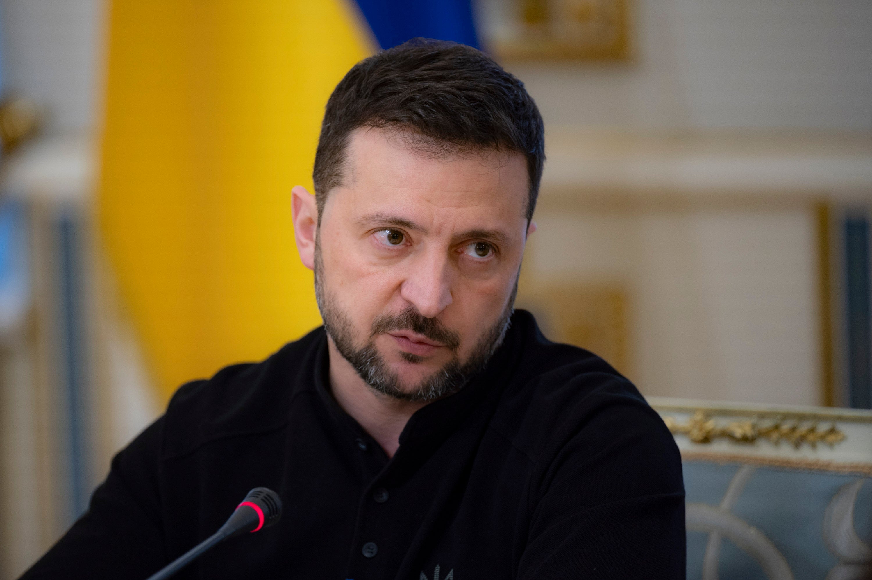 Ukrainian President Volodymyr Zelensky