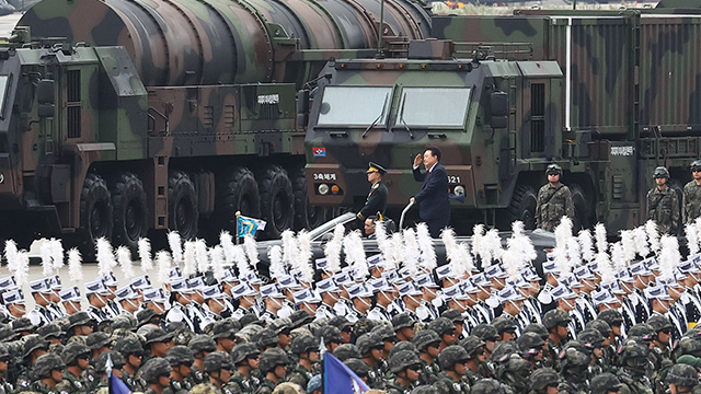 Nation Marks Armed Forces Day with Ceremony, Downtown Military Parade