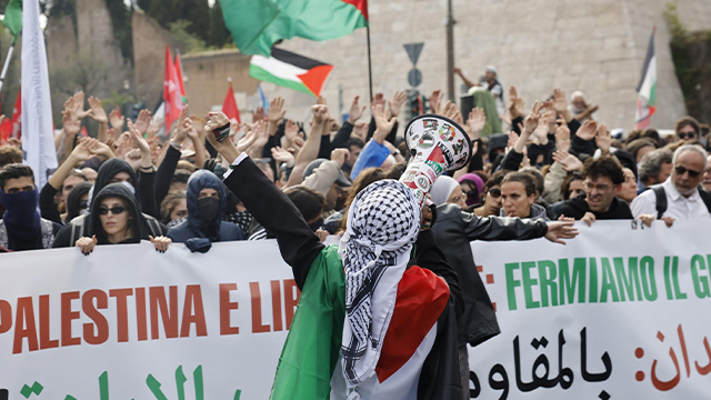 Pro-Palestinian Rallies Held in Europe ahead of First Anniversary of Hamas Attack on Gaza