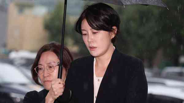 Ex-President Moon’s Daughter Appears for Police Questioning on Drunk Driving Suspicions