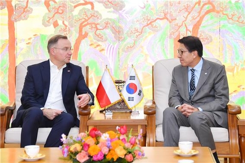 Busan Mayor Meets Polish President in Busan