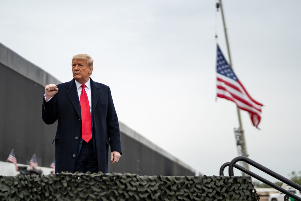 The former president and the Republican candidate for president, Donald Trump. Photo by the White House.