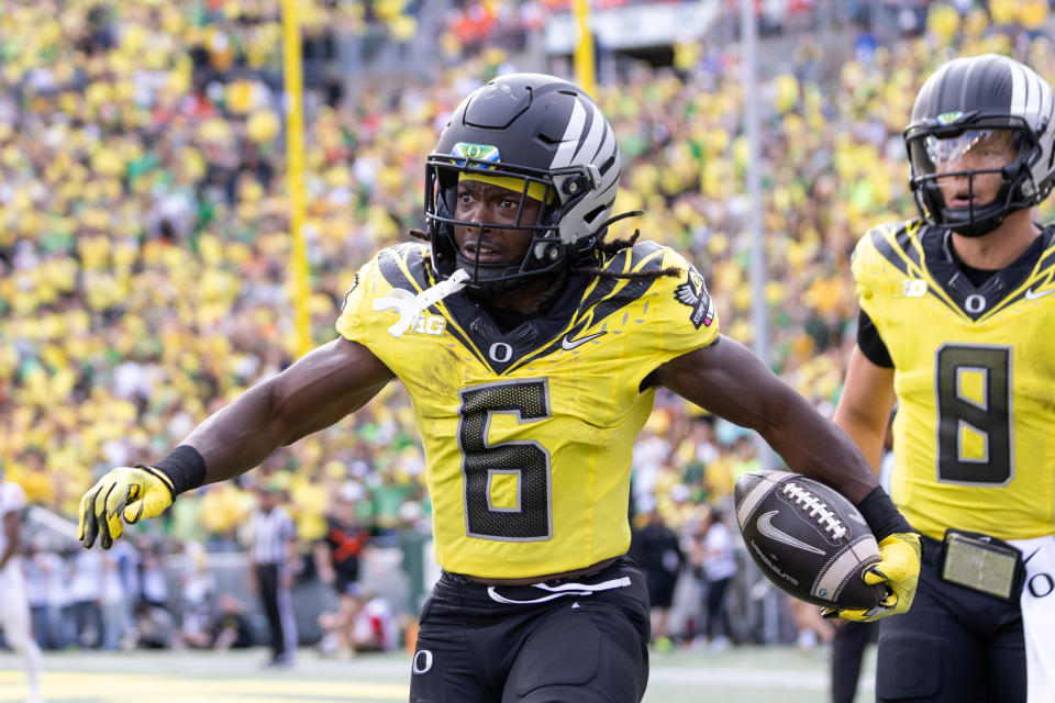 Oregon has made clear it is the No. 1 team in the country this college football season. (Tom Hauck/Getty Images)