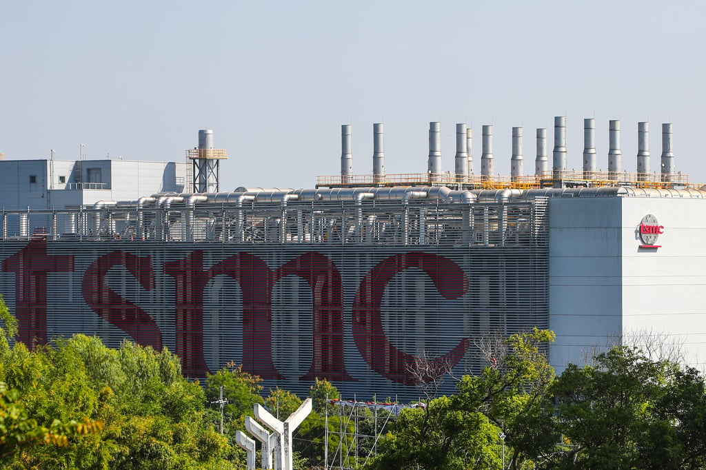 The logo of TSMC outside one of its facilities in Taichung, Taiwan, on December 2, 2019. Photo: Shutterstock