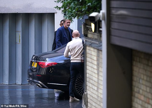 Sir Jim Ratcliffe and United's senior leaders met in London earlier this month to discuss Ten Hag's future and decided to stick by the Dutchman despite a dismal start to the new season