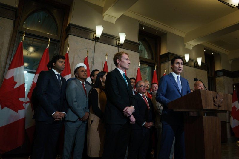 Prime Minister Justin Trudeau announces during a press conference in Ottawa, Ont., that Canada will be reducing its immigration targets for the next few years. Photo courtesy of Prime Minister Justin Trudeau of Canada/X