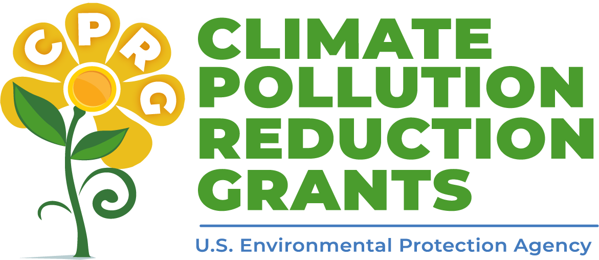 Logo of the Climate Pollution Reduction Grants program from the U.S. Environmental Protection Agency.