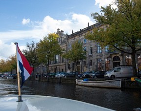 The Museum Van Loon in Amsterdam, represented by KLM Delft Blue House no. 83