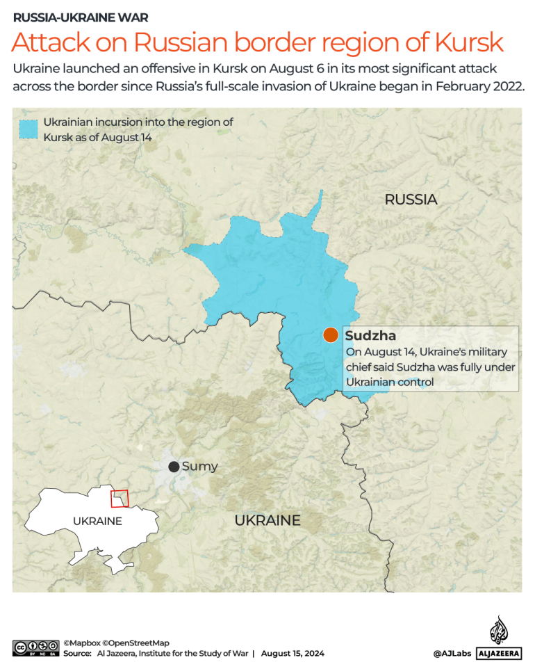 INTERACTIVE-Attack on Russian border region of Kursk - aug15, 2024-1723728508