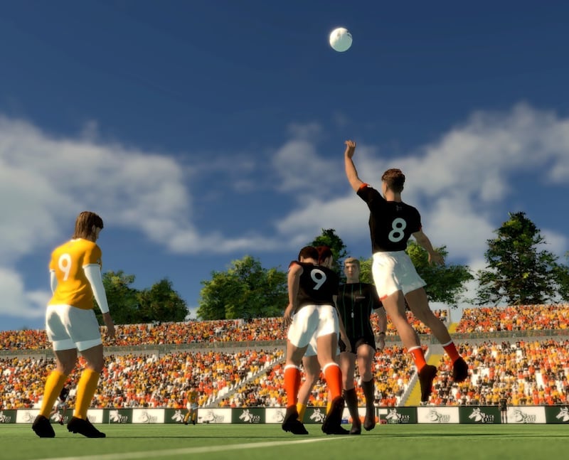 A still from a demo of the new Gaelic Football title by Buck Eejit Games. PICTURE: BUCK EEJIT GAMES/FACEBOOK