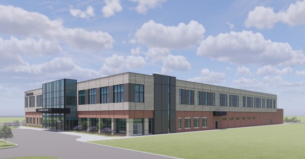 A rendering shows the exterior of the new Franciscan Health Valparaiso Medical Campus to be built at 3400 Mariposa Dr. (Franciscan Health/provided)