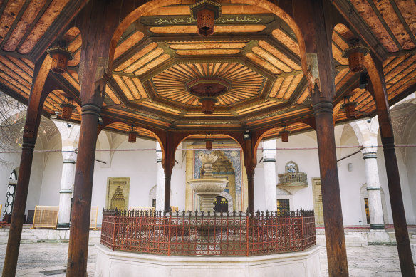 The 16th-century Gazi Husrev-beg Mosque in Bascarsija is among the world’s finest examples of Ottoman architecture. 