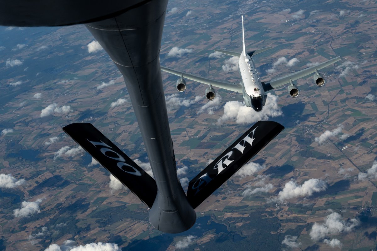 British Spy Plane Transits NATO Eastern Flank