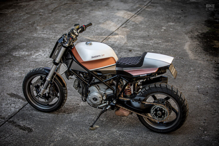 Custom Ducati Multistrada 1000 DS street tracker