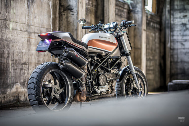 Custom Ducati Multistrada 1000 DS street tracker