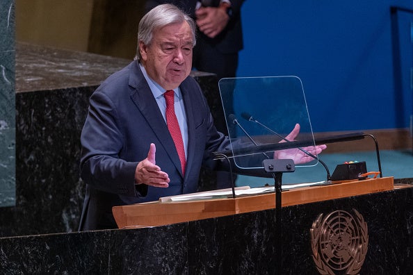 UN Secretary-General Antonio Guterres