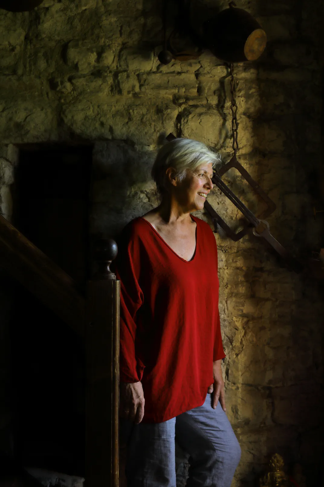 Portrait - Isabella Dalla Ragione at her home in rural Perugia.