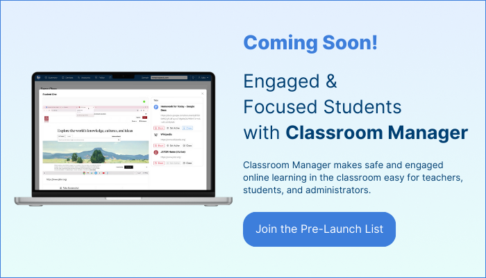 CTA - Classroom Manager Pre-Launch