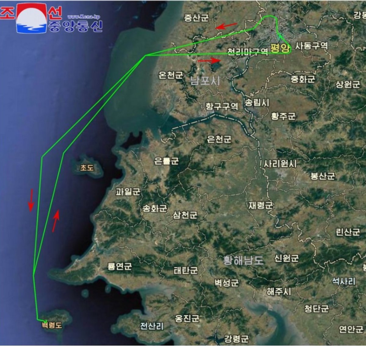 Map Shows Drone's Alleged Flight Path