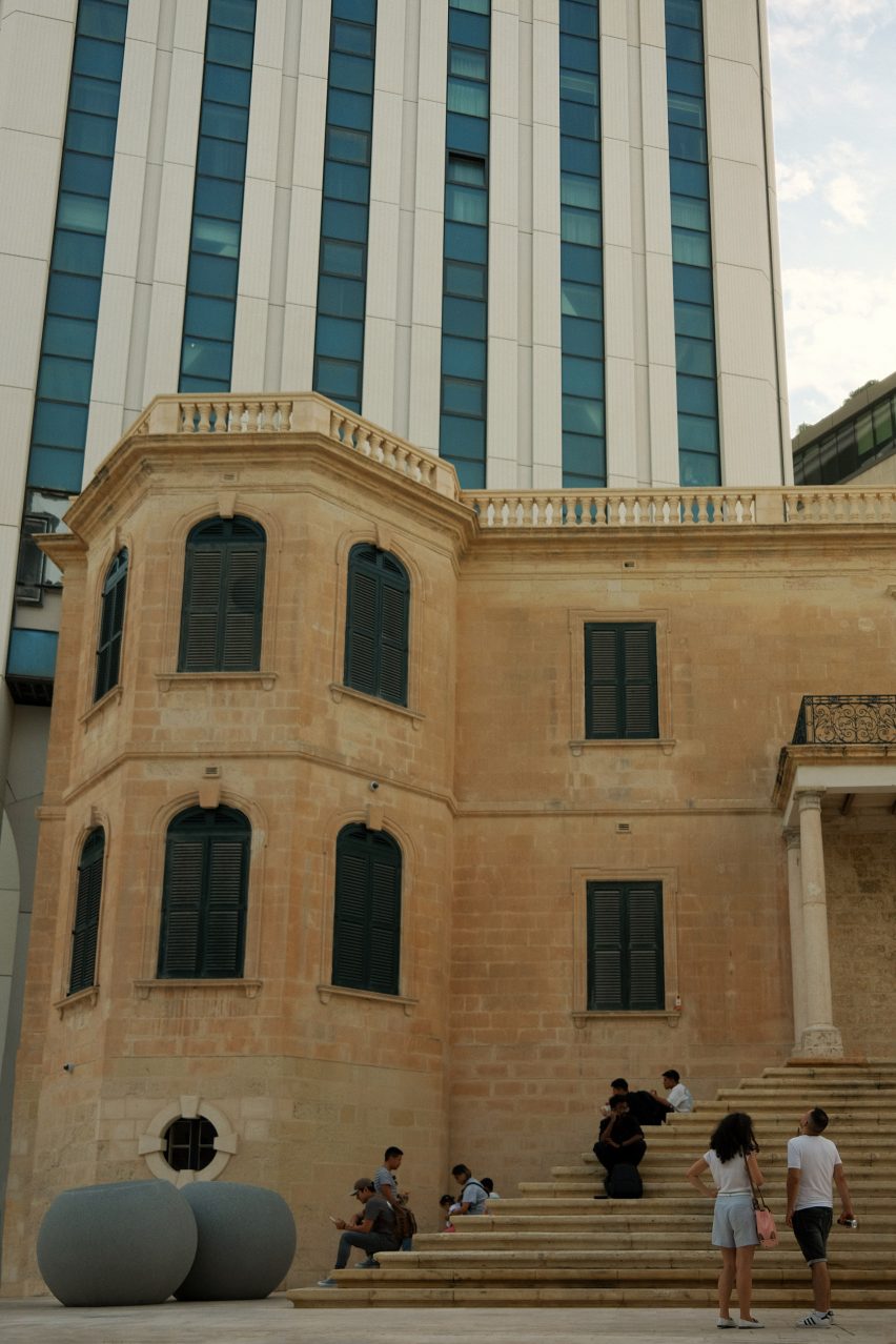 Mercury House with Mercury Tower in the background