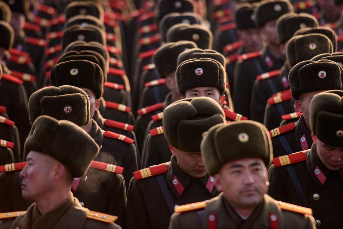 North Korean soldiers