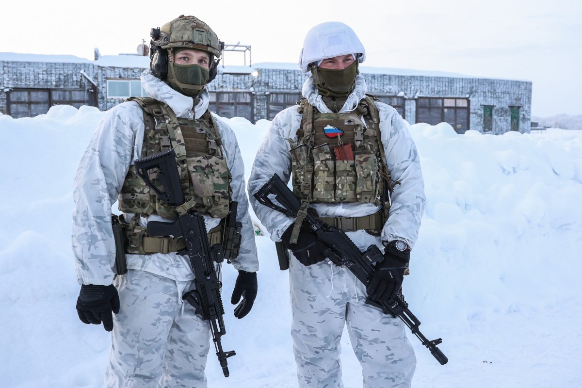 Russian Marines in Training 