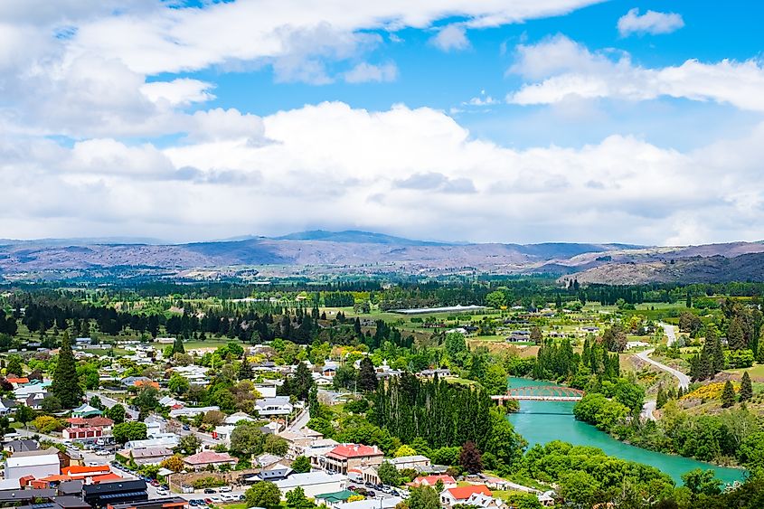 A beautiful landscape of Clyde, New Zealand