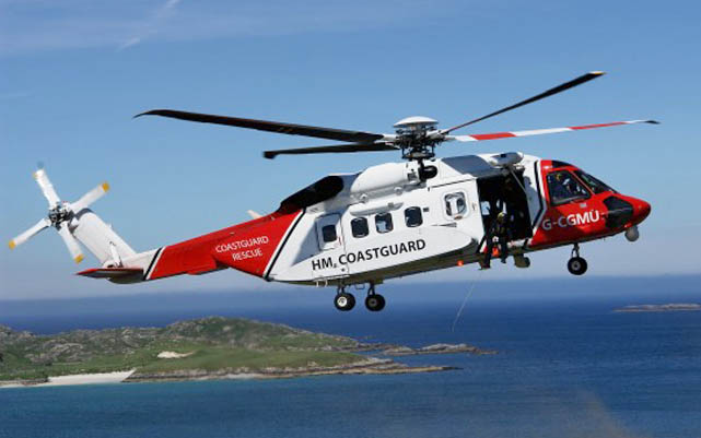 The Stornoway-based coastguard airlifted the casualty to hospital